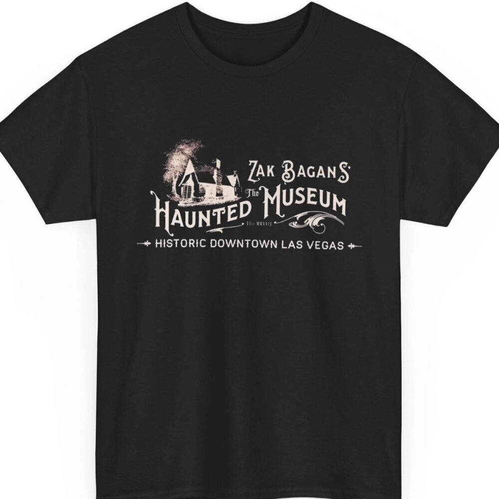 Zack Bagan Haunted Museum Tee, Paranormal Ghost Adventures Shirt .